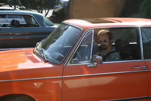 Orange BMW 2002